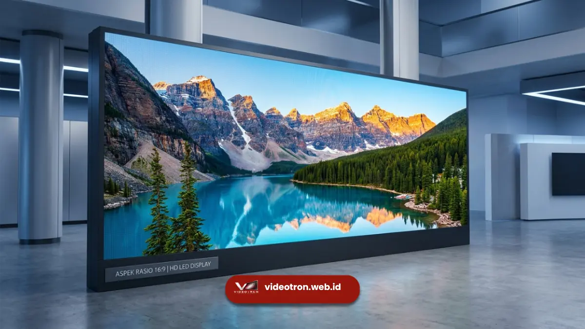 Aspek Rasio Videotron 16:9 Proporsional