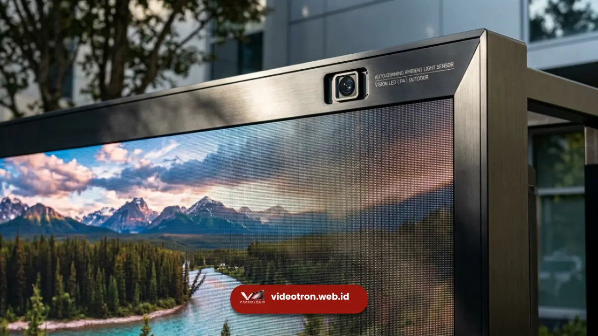 Brightness Sensor Otomatis Videotron, Solusi Hemat Energi