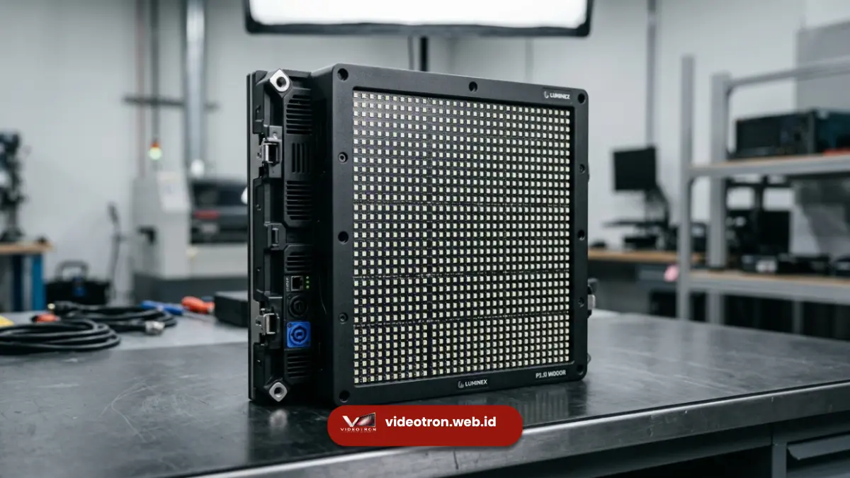 Mengenal Komponen Videotron dari Modul hingga Sending Card