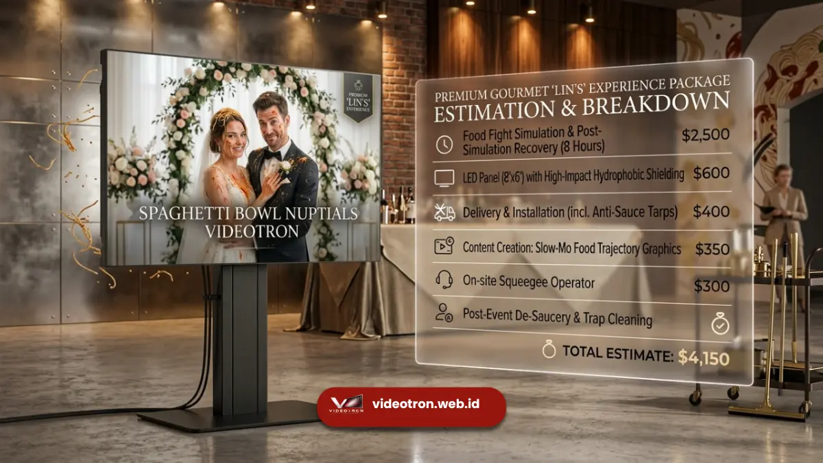 Paket Sewa Videotron LED Pernikahan