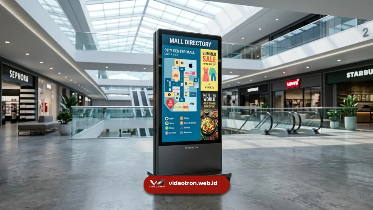 LED Kiosk dan Transparent Display Retail