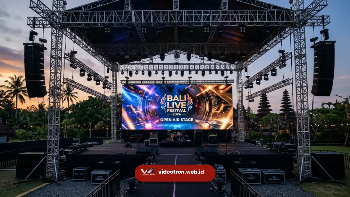 Harga Sewa Videotron Bali, Ini Faktor Penentunya