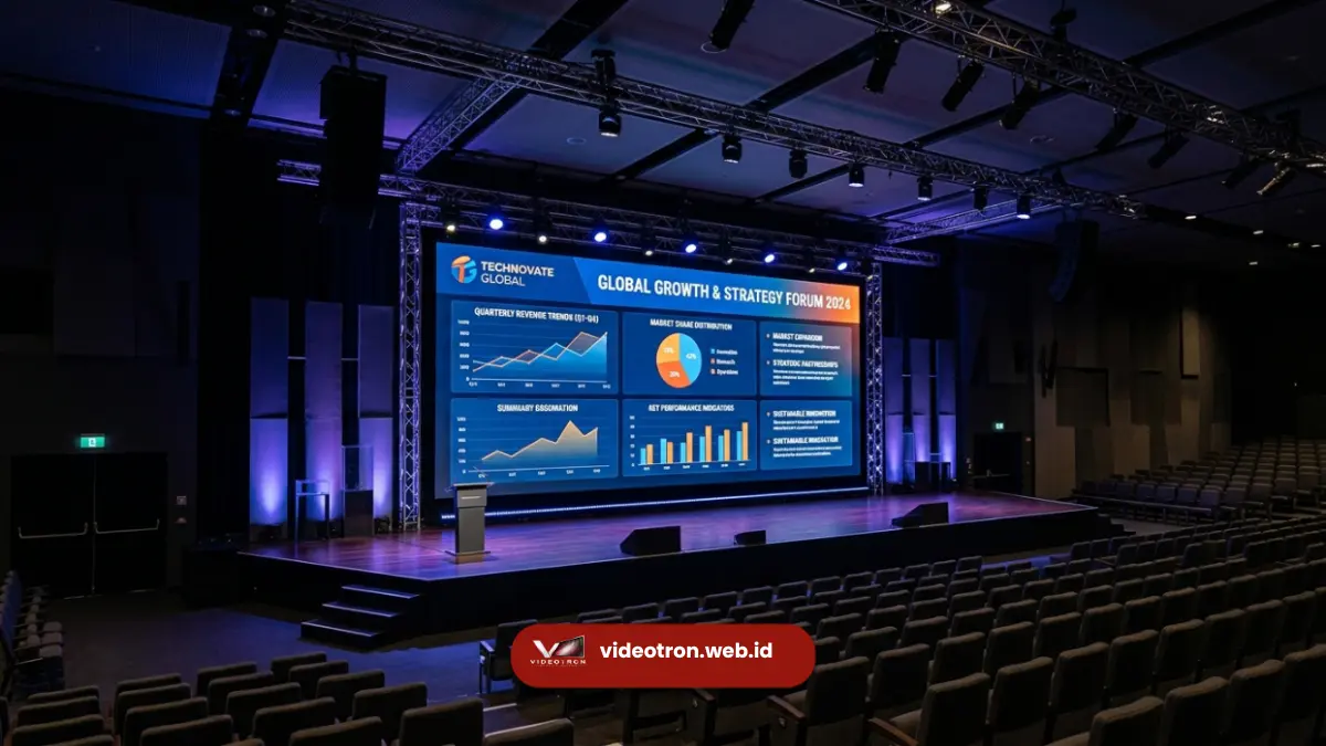Sewa Videotron Panggung Seminar Corporate