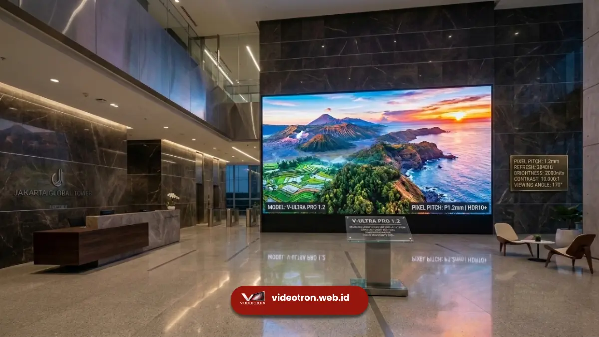 Jenis & Spesifikasi Videotron Korporat Jakarta