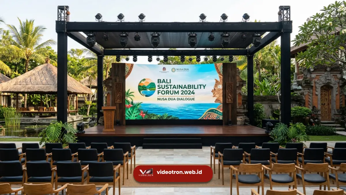 Videotron Bali Profesional untuk Event Korporat Anda