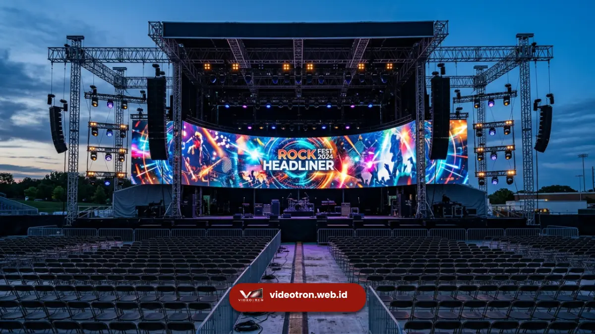 Layanan Sewa Videotron untuk Konser Megah dan Profesional