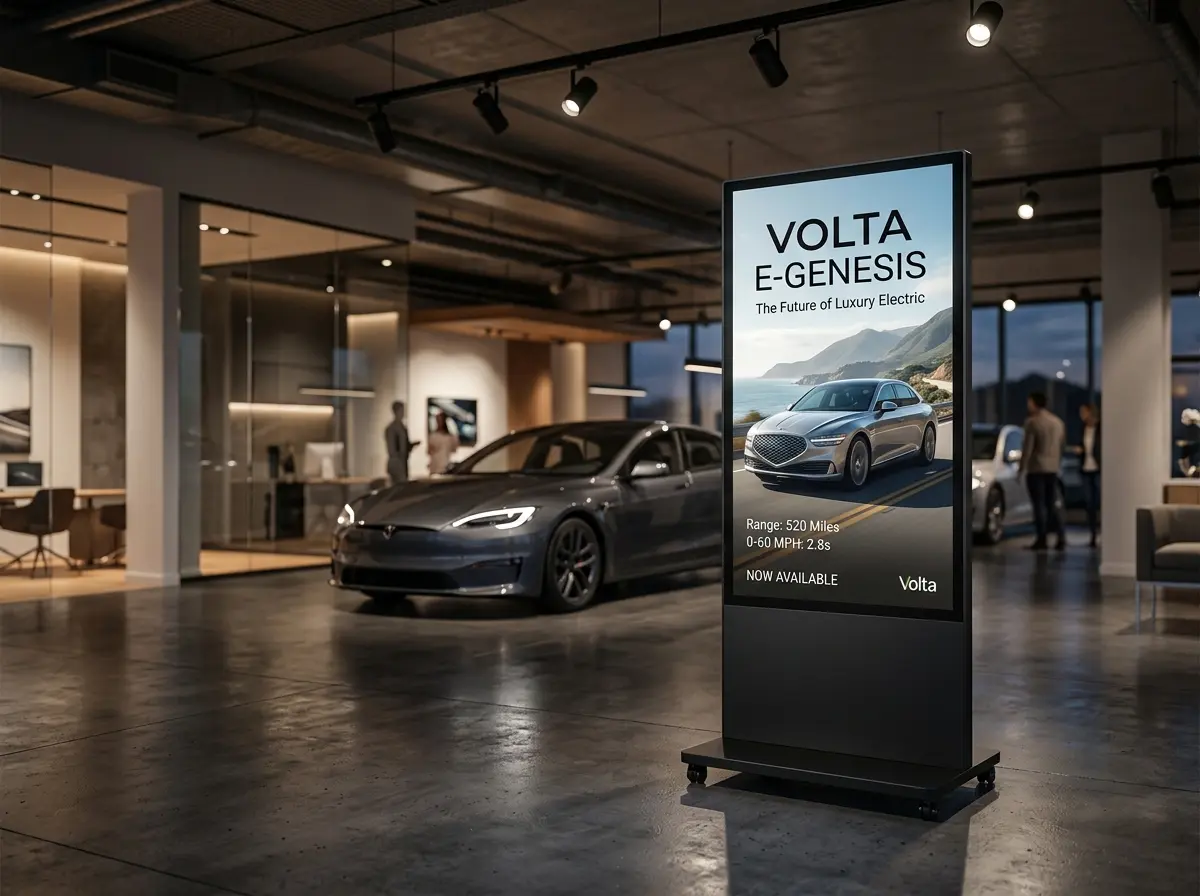 Standing Poster Digital LED Kiosk